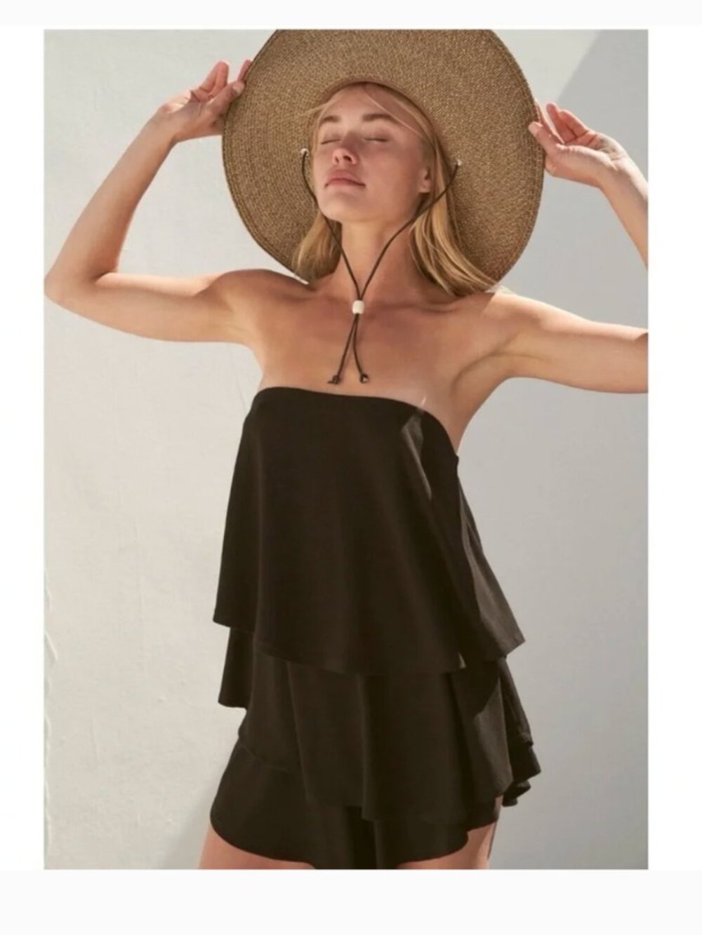 Free People Black Sunsational Set, size XS Like New
